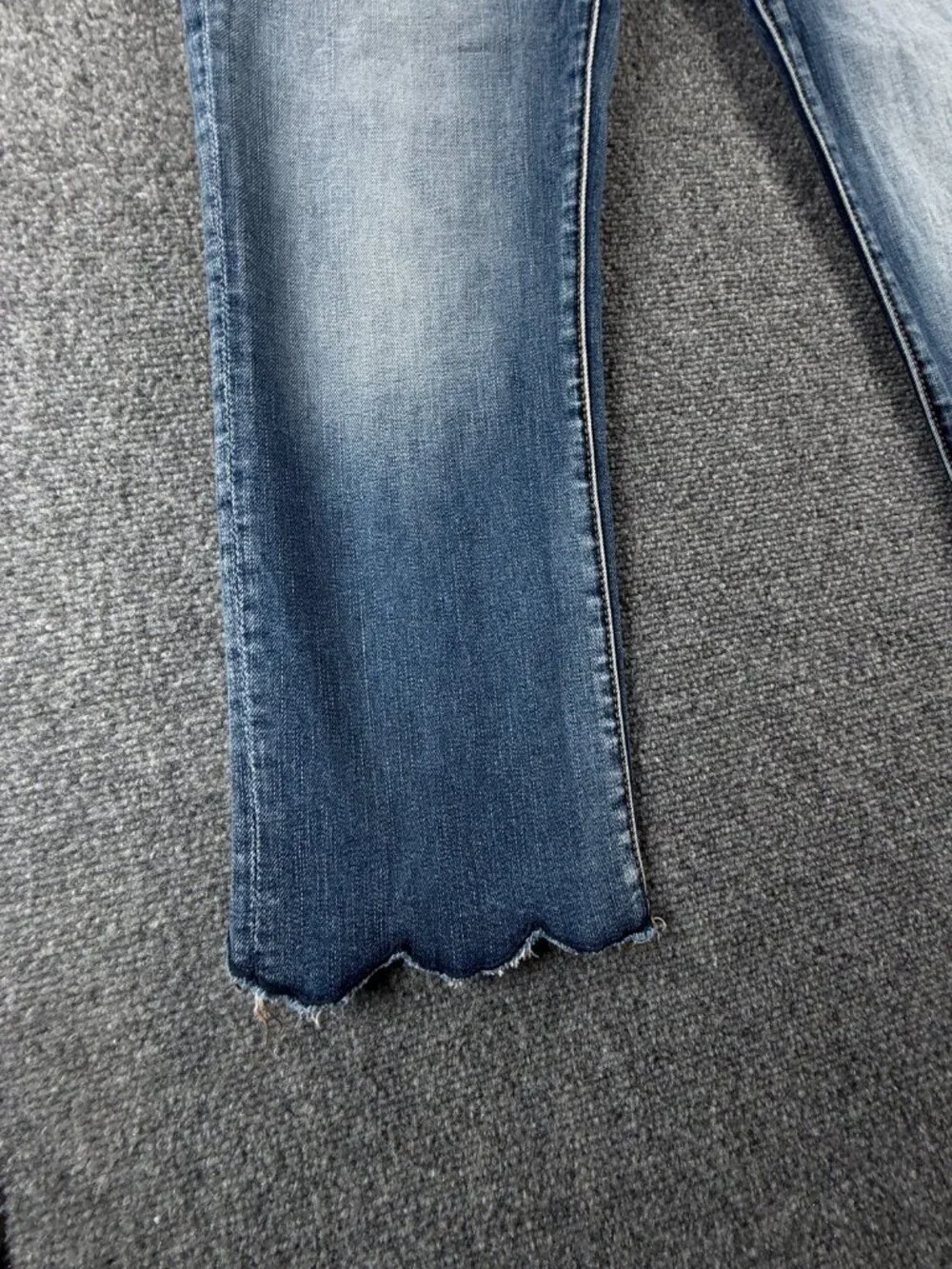 Driftwood Candace Scalloped Hem Blue Jean Women 31x26 Cotton Spandex ACTL 32X26